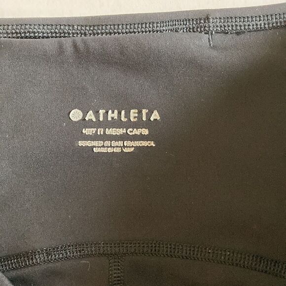 Athleta HIIT IT Mesh Capri - Picture 6 of 12